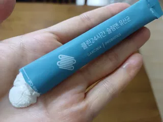 클린24시간 슬림앤유산균 1박스 (3.5g X 15포) — 5점을 준 리뷰어가 2022년 8월 올린 사용 사진