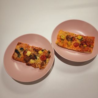 브라잇벨리 비건피자 [노밋피자알로하 & 노밋피자포테이토] 2가지맛 — 3점을 준 리뷰어가 2022년 7월 올린 사용 사진