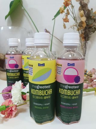 더그레잇티 콤부차 300ml *12개입 (오리지널 6개+베리리치 6개) — 5점을 준 리뷰어가 2022년 7월 올린 사용 사진