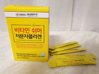 자연에온 경남제약 비타민 쉬머 저분자콜라겐 20g x 30포 — 5점을 준 리뷰어가 2021년 12월 올린 사용 사진