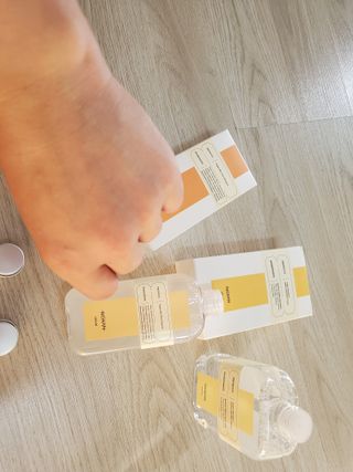 [녹산] 비건 대나무 밸런싱 수분 토너 + 비건 바이오 비타 에센스 — 5점을 준 리뷰어가 2022년 9월 올린 사용 사진