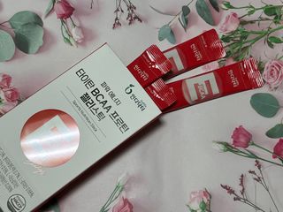 인디닥터 면역 생생 핑크 이뮨 젤리 + 타이탄 BCAA 프로틴 젤리스틱 — 5점을 준 리뷰어가 2022년 4월 올린 사용 사진