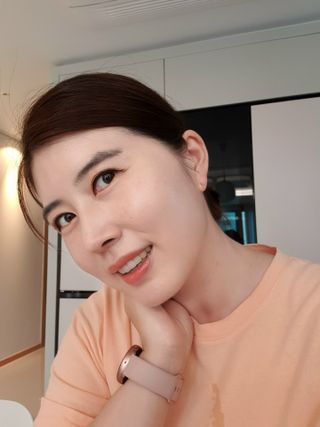 [골드앤디어]14k 미니 스틱 바 귀걸이_3color — 5점을 준 리뷰어가 2021년 6월 올린 사용 사진