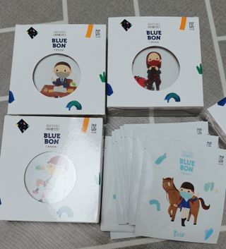 [블루 본 아이노우] 유아용 컬러마스크 40 PCS SET 2중 택 1 — 5점을 준 리뷰어가 2021년 4월 올린 사용 사진