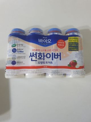 LIVE 매일바이오 썬화이버 드링킹 요거트 — 5점을 준 리뷰어가 2022년 8월 올린 사용 사진