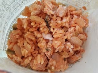 [푸딩팩토리] 요잇조잇 닭갈비 닭가슴살/김치 닭가슴살 곤약볶음밥 2종 (김치볶음밥 2개 닭갈비 볶음밥 1개) — 3.5점을 준 리뷰어가 2022년 7월 올린 사용 사진