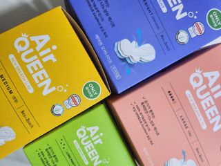 에어퀸 뉴브레스 유기농 생리대 4종 (팬티라이너 20P + 중형 10P + 대형 10P + 오버나이트 8P)_체험단 — 5점을 준 리뷰어가 2024년 8월 올린 사용 사진