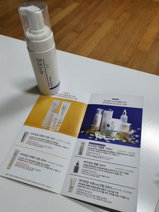 [바이로담] 저자극 약산성버블 폼 폼클렌징 150ml — 5점을 준 리뷰어가 2021년 3월 올린 사용 사진