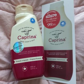 (구패키지)카프리나 프레쉬 산양밀크 어메이징 바디워시 500ml(오리지널향) — 4점을 준 리뷰어가 2023년 2월 올린 사용 사진