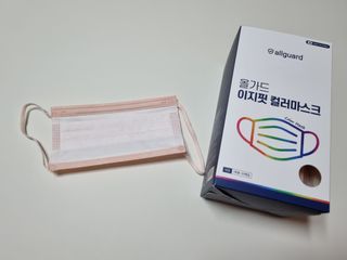 [올가드] 이지핏 프리미엄 컬러 마스크 (30매) * 1BOX — 5점을 준 리뷰어가 2022년 12월 올린 사용 사진