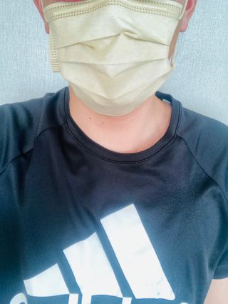 에어에이드 컬러 덴탈 마스크 — 5점을 준 리뷰어가 2021년 8월 올린 사용 사진