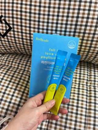 메디포스트 모비타 바디코드 식이섬유 차전자피에 빠지다 30포 — 5점을 준 리뷰어가 2022년 12월 올린 사용 사진