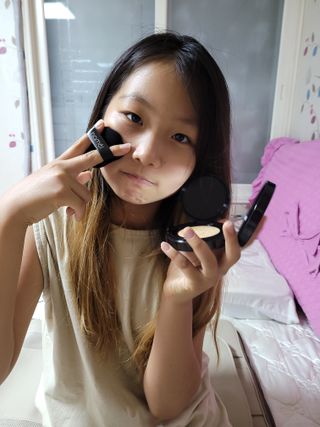 하멜 비건 아쿠아 글로우 제로핏 쿠션 — 5점을 준 리뷰어가 2022년 8월 올린 사용 사진