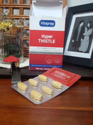 뉴트리션팩토리 비타프렙 하이퍼씨슬 밀크씨슬 900mg — 5점을 준 리뷰어가 2021년 9월 올린 사용 사진