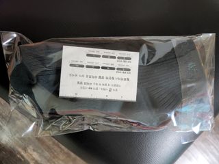 [사이즈가 있는 양말 필로이] 남/여 골지 발목 양말 4족 세트 남【S, M, L, XL】여【S, M, L】_컬러 랜덤 — 5점을 준 리뷰어가 2022년 6월 올린 사용 사진