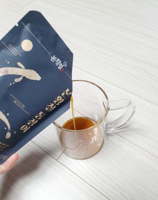 [비린내 완벽제거] 본황칠 통장어 국내산 장어즙 아르기닌 2800mg 장어즙효능 기력보강 — 5점을 준 리뷰어가 2022년 7월 올린 사용 사진