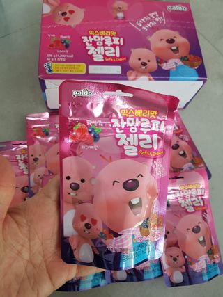 [팔도] 잔망루피젤리 믹스베리맛 42g 8개 — 5점을 준 리뷰어가 2022년 3월 올린 사용 사진