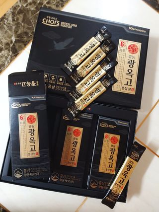 [광동제약] 광동 광옥고 홍삼 본 30포+쇼핑백 증정 — 5점을 준 리뷰어가 2021년 12월 올린 사용 사진