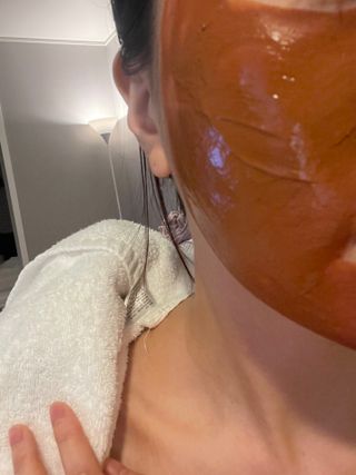 약손명가코스메틱 심결 깨어나는 맑음 팩 — 4점을 준 리뷰어가 2021년 5월 올린 사용 사진