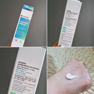 리더스코스메틱 리더스 카밍 바이오틱스 선 에센스 SPF 50+ PA++++ — 5점을 준 리뷰어가 2022년 7월 올린 사용 사진