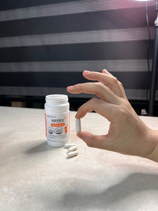 프리마인 성큼다가온 봄, 이너뷰티를 챙겨야 피부도 화사하게, 컨디션도 활기차게. 흡수율을 높인 고효율 비타민. — 5점을 준 리뷰어가 2022년 3월 올린 사용 사진