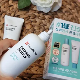 리더스코스메틱 리더스 카밍 바이오틱스 #1등 진정 기획세트 [에센스 워터150ml + 크림 마스크80ml] — 5점을 준 리뷰어가 2022년 9월 올린 사용 사진