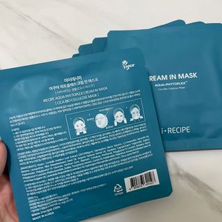 아이레시피 아쿠아 피토플렉스 크림 인 마스크 [7매입] — 5점을 준 리뷰어가 2023년 5월 올린 사용 사진