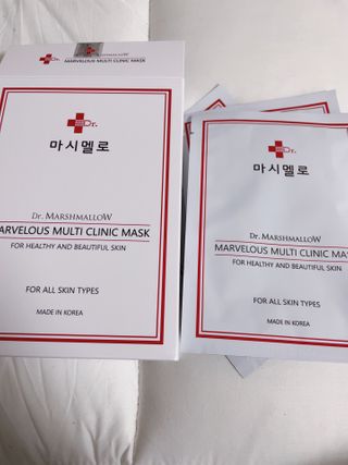 닥터마시멜로 마블러스 멀티 클리닉 마스크 — 5점을 준 리뷰어가 2021년 2월 올린 사용 사진
