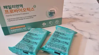 앙팡 패밀리면역 프로바이오틱스 2g x 100포 — 5점을 준 리뷰어가 2022년 10월 올린 사용 사진