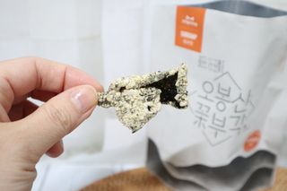 오봉산꽃부각 [만나식품] 오봉산 꽃부각 3가지 맛(오리지널, 새우맛, 매운고추맛) — 5점을 준 리뷰어가 2023년 1월 올린 사용 사진