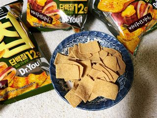 맛있게 채우는 단백질 12g, 닥터유 단백질칩 — 5점을 준 리뷰어가 2023년 12월 올린 사용 사진