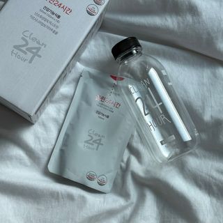 클린24시간 1BOX(5포) + 전용보틀(500ml) — 5점을 준 리뷰어가 2022년 11월 올린 사용 사진
