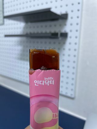 [인디닥터] 면역 생생 핑크 이뮨 젤리 — 4점을 준 리뷰어가 2022년 5월 올린 사용 사진