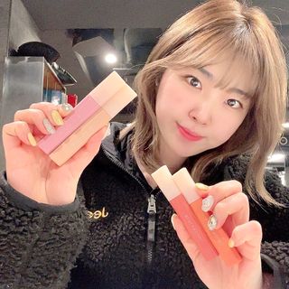 [블랙루즈]하프앤하프틴트 10종 中 벨벳5종 OR 글로우5종 중 택1 — 5점을 준 리뷰어가 2021년 3월 올린 사용 사진