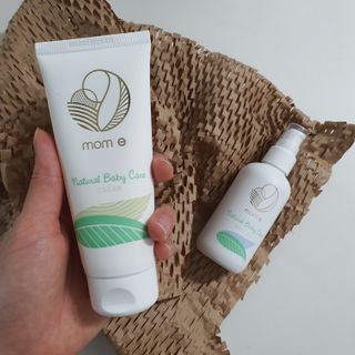 mom e 맘이 내추럴 베이비 케어 크림+바디오일 — 5점을 준 리뷰어가 2021년 1월 올린 사용 사진