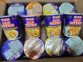 NISSIN 닛신 컵누들  4종 - 씨푸드오리지날, 씨푸드 스파이시, 씨푸드 커리, 씨푸드 XO소스 — 5점을 준 리뷰어가 2022년 2월 올린 사용 사진