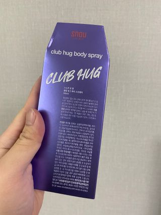 자민경 스노우포맨 클럽 허그 바디 스프레이 150ml — 5점을 준 리뷰어가 2020년 12월 올린 사용 사진