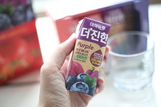 [롯데칠성] 야채듬뿍 더'진한 [롯데칠성] 야채는 이제 COLORFULL! 야채듬뿍  더 진한 레드 4개 +퍼플 4개 (총 8개) — 5점을 준 리뷰어가 2023년 6월 올린 사용 사진