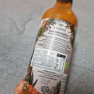 H365 [Kaskein Luomutyrniglögi] 핀란드 전통 무알콜 멀드와인 시벅톤 글로기 — 4.5점을 준 리뷰어가 2021년 4월 올린 사용 사진