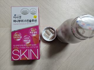 이너셋 허니부쉬 스킨솔루션 캡슐 1개월분 개별인정형 발효허니부쉬! — 5점을 준 리뷰어가 2023년 3월 올린 사용 사진