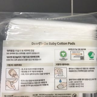 디어엘로디 프리미엄 유기농 베이비 솜티슈 40매 3 + 1 PACK — 5점을 준 리뷰어가 2021년 3월 올린 사용 사진