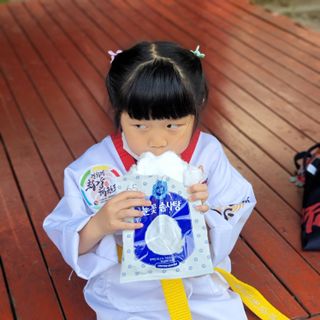 딜라이트 프로젝트  달콤한 눈꽃 간식세트( 눈꽃 솜사탕 / 레몬라임 솜사탕 / 달고나 총 7EA+스마트톡 증정) — 5점을 준 리뷰어가 2022년 5월 올린 사용 사진