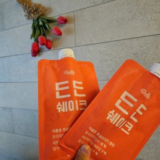 [덜다] 든든 식물성 단백질 쉐이크 40g X 7입 (곡물/딸기) — 5점을 준 리뷰어가 2023년 8월 올린 사용 사진