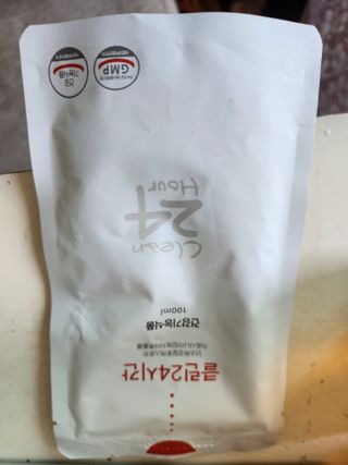 클린24시간 1BOX(5포) + 전용보틀(500ml) — 5점을 준 리뷰어가 2023년 5월 올린 사용 사진