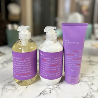 빅그린 베이비라인 3종세트 - 샴푸앤바디워시500ml,올인원로션500ml,바디크림170ml — 5점을 준 리뷰어가 2022년 11월 올린 사용 사진