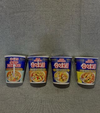 NISSIN 닛신 컵누들  4종 - 씨푸드오리지날, 씨푸드 스파이시, 씨푸드 커리, 씨푸드 XO소스 — 3.5점을 준 리뷰어가 2023년 1월 올린 사용 사진