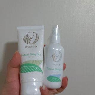 mom e 맘이 내추럴 베이비 케어 크림+바디오일 — 5점을 준 리뷰어가 2021년 1월 올린 사용 사진