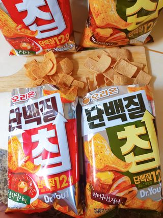 맛있게 채우는 단백질 12g, 닥터유 단백질칩 — 5점을 준 리뷰어가 2023년 12월 올린 사용 사진