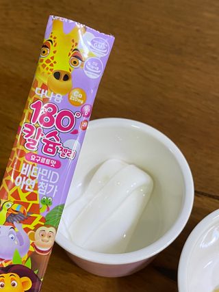 다나음 180도 칼슘젤리+아연면역젤리 — 4점을 준 리뷰어가 2021년 12월 올린 사용 사진