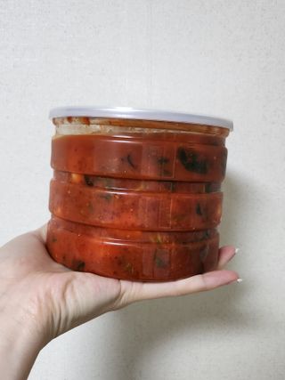 셰프애찬 알타리김치 총각김치 1kg — 5점을 준 리뷰어가 2022년 10월 올린 사용 사진
